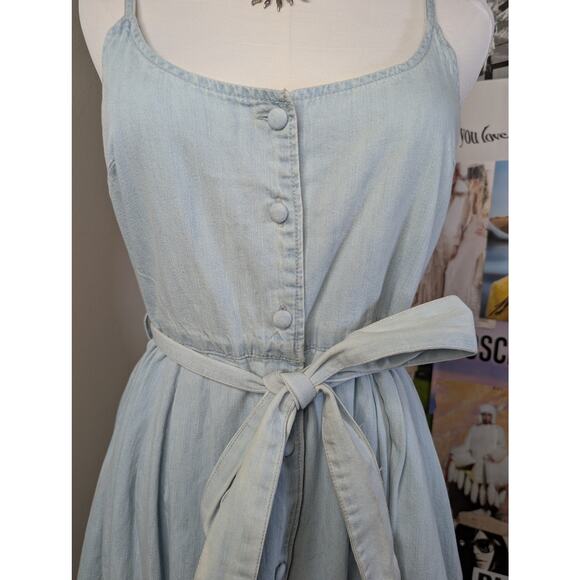 Asos Denim Button Dress - Picture 2 of 6